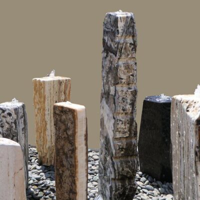 Modern Fountain - Column Stone