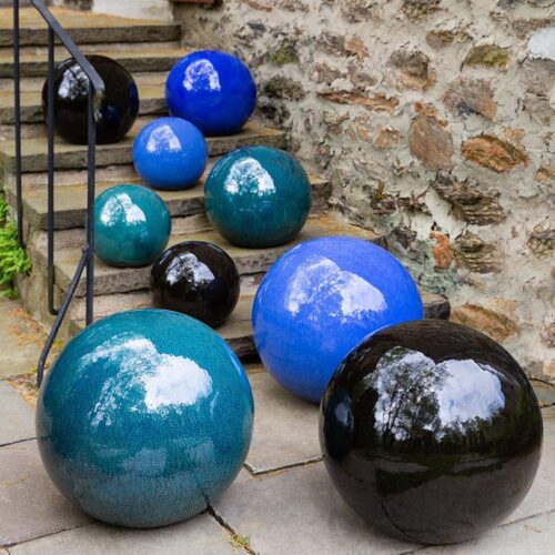 Patio Decor - Glazed Spheres