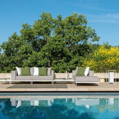 gray outdoor sectional