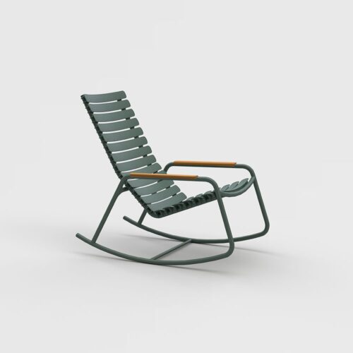 green outdoor rocking chair